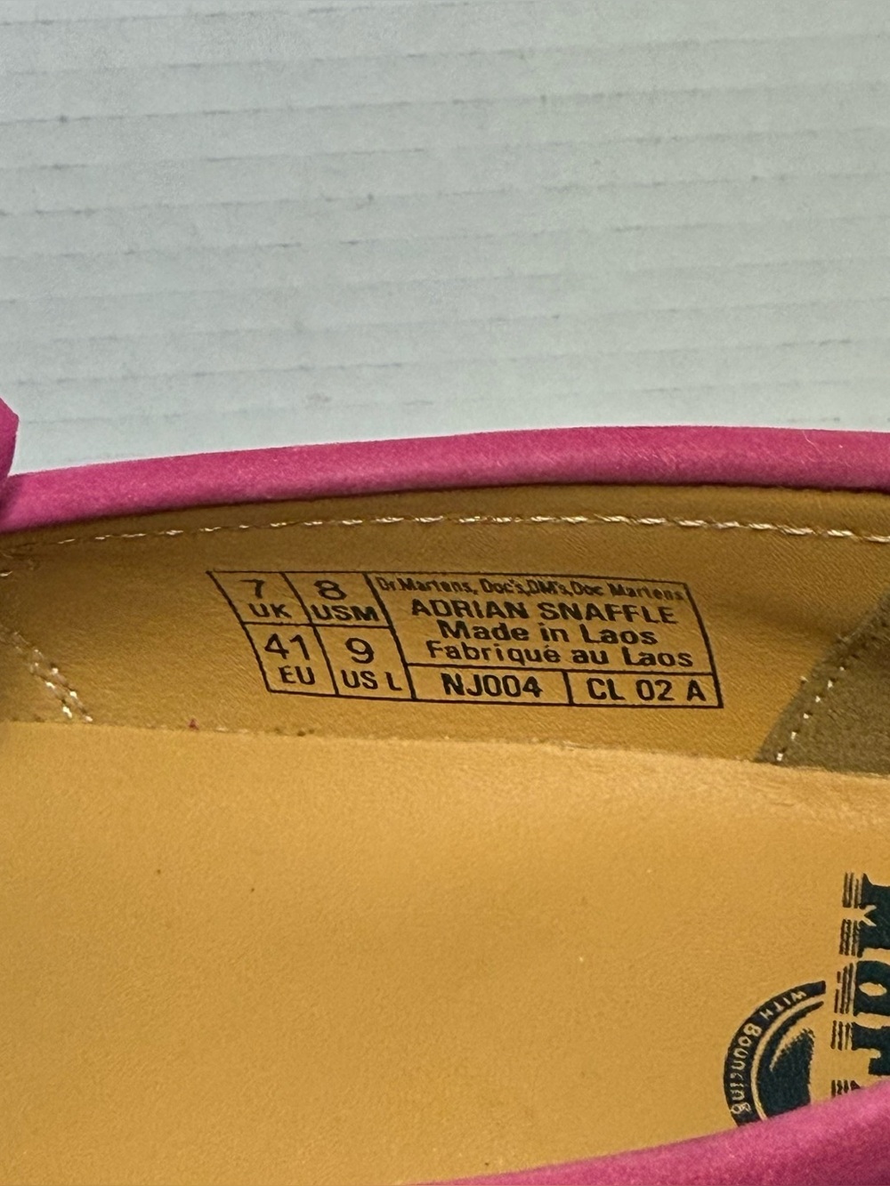 Dr Martens Pink Loafers - Picture 7 of 7